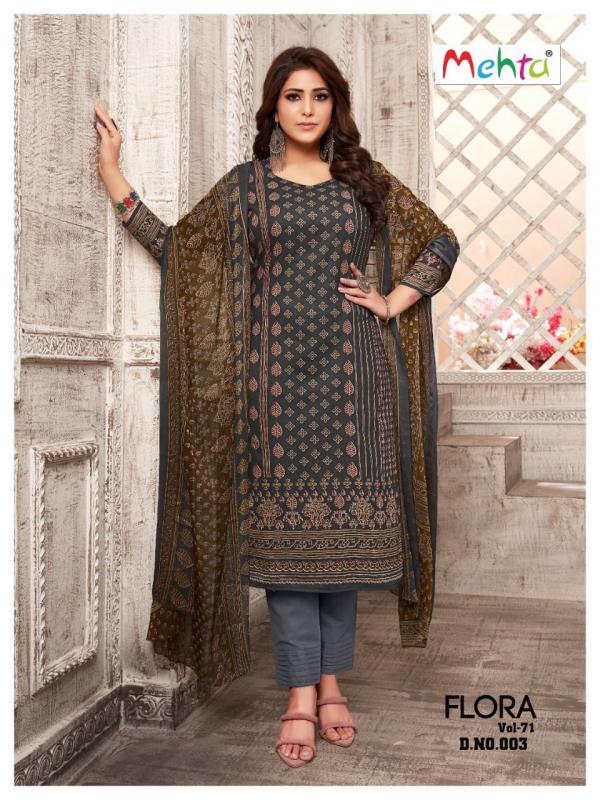 Mehta Flora Vol-71 Cotton Designer Exclusive Dress Material